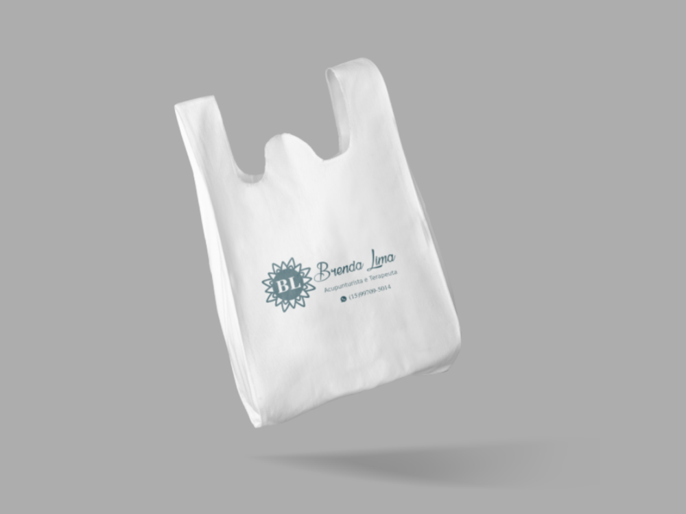 Sacolas Plásticas Alça Camiseta